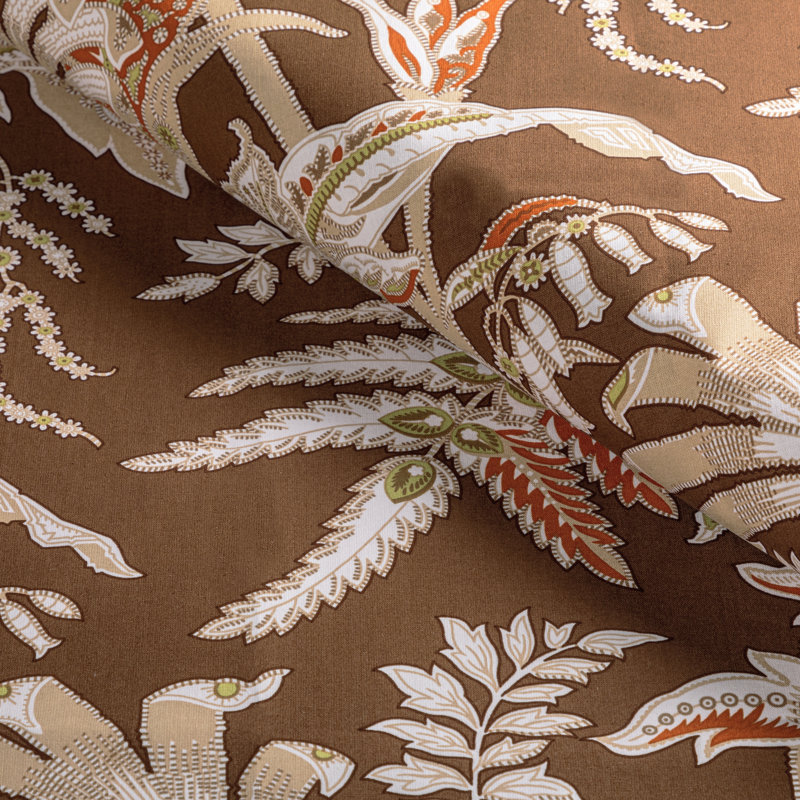 Seychelles 100% Cotton Performance Fabric, Mocha