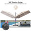 Parasol en porte-à-faux pivotant à 360 ° pivotant à gauche et à droite avec rotation à 360 degrés-678505094-678505115