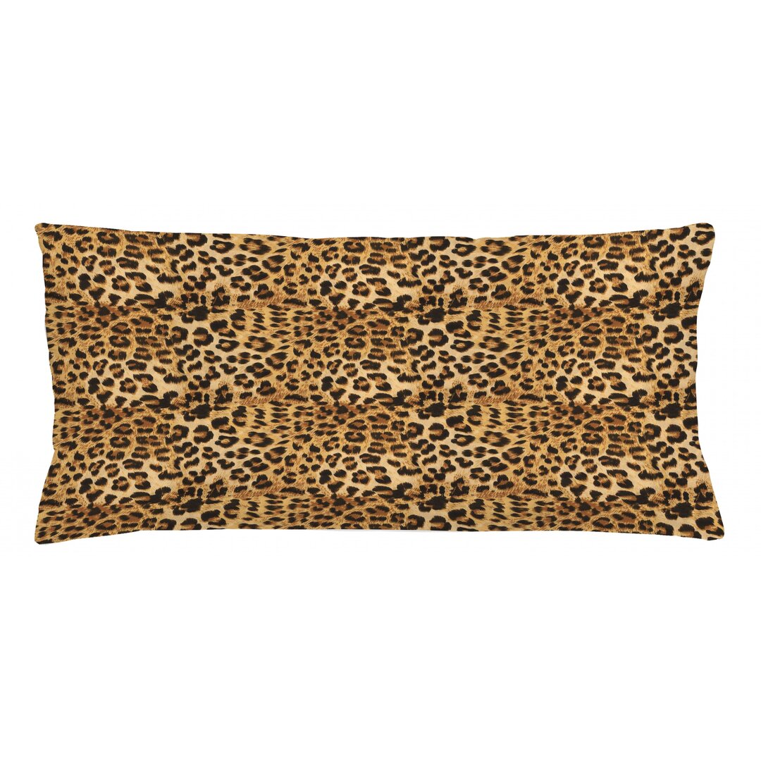 Kissenbezug, Leopard-Druck, Braun, Braun