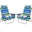 Chaise de plage inclinable