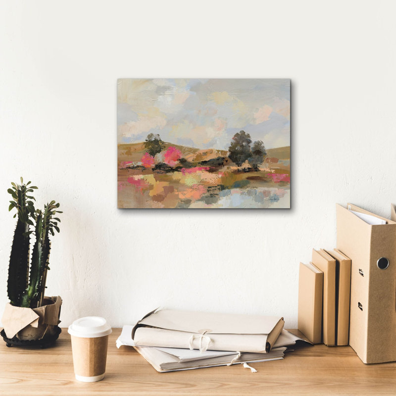 «Lakeside Reminiscence» par Silvia Vassileva, art mural sur toile, H 12 po x l 16 po x P 0,75 po
