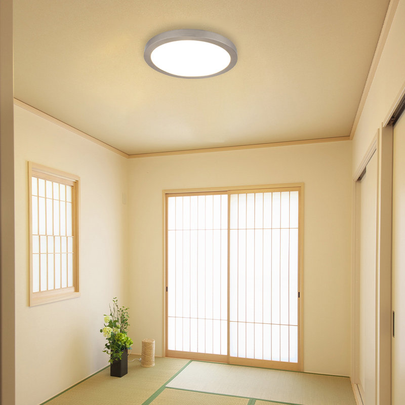 Plafonnier encastré simple à 1 lumière de 15 po à 1 lumière