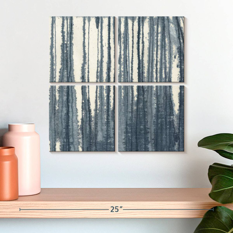 Indigo Muse I, H 18 po x l 18 po