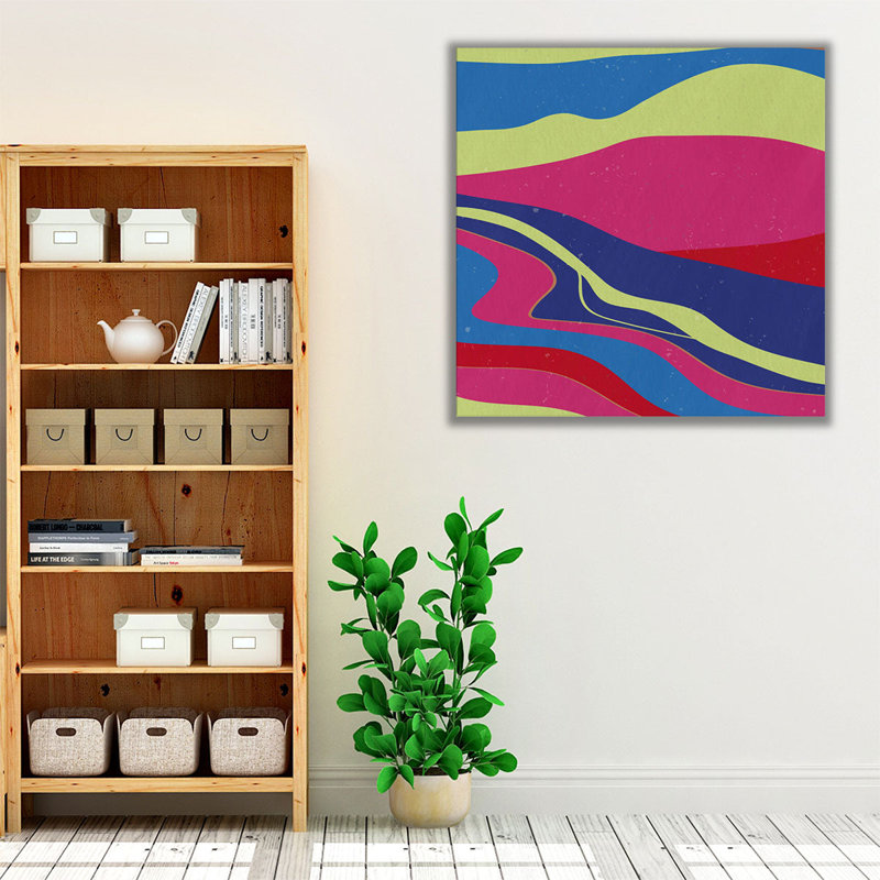 Desert Brights 1 - reproduction d'art sur toile, H 40 po x l 40 po