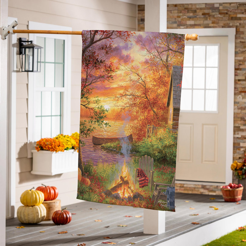 Drapeau de maison Sunset Suede