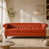 Tissu orange sélectionné