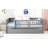 Full Size Daybed With Trundle And Gray Fence Guardrails - Create A Cozy Functional Bedroom Space Size Long-Lasting Comfortable Rest-1648762761-1648762765