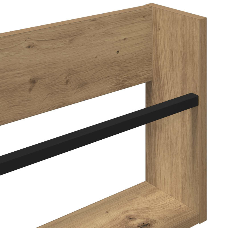 Wood Magazine Rack, Light Brown