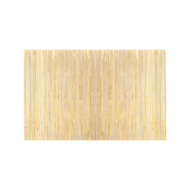 Clôture en lattes de bambou naturel, H 6 pi x L 13 pi