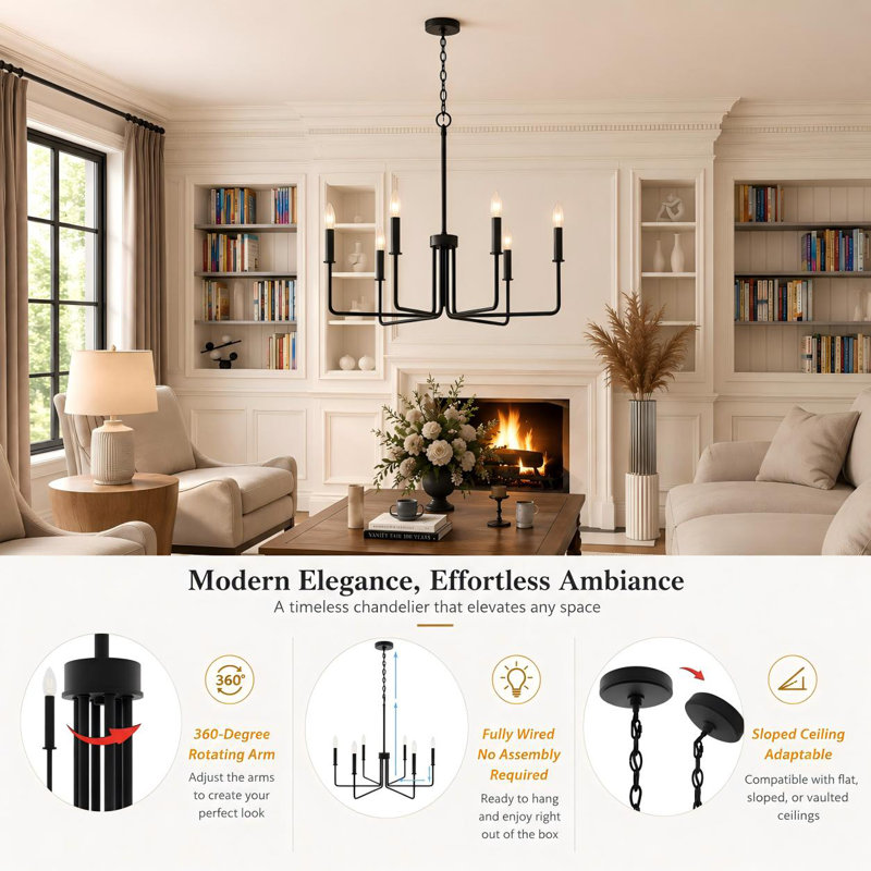 6 - Light Morden Chandelier