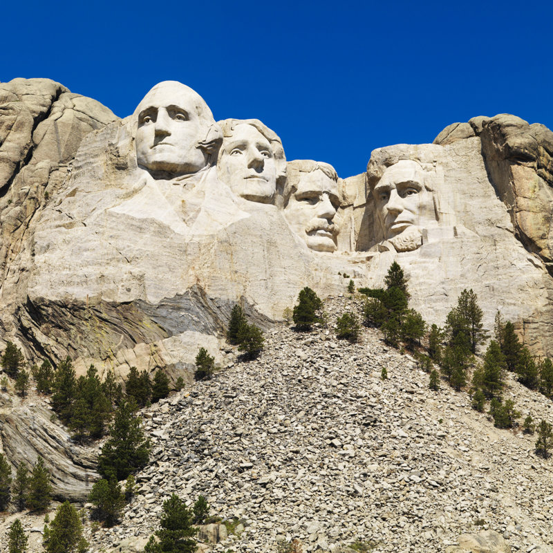 Mount Rushmore - Wrapped Canvas Print, 122cm H x 122cm W x 3.8cm D