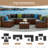 Treyshun Wicker 6-Person Sectional Conversation Sets with Cushions-1153797340-1142133816