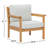 Lanie Eucalyptus Patio Chair with Cushion-1430543849