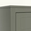 Commode double 6 tiroirs en vert olive, armoire de rangement moderne avec poignées en métal et pieds en bois massif, organisateur de tiroir pour chambre d'enfant, commode en bois robuste avec préinstallé