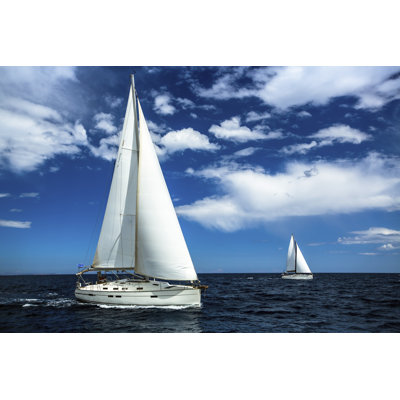 Bateau de plaisance - photographie sur toile tendue