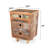 Eco-friendly Rustic Reclaimed Wood End Table With Storage