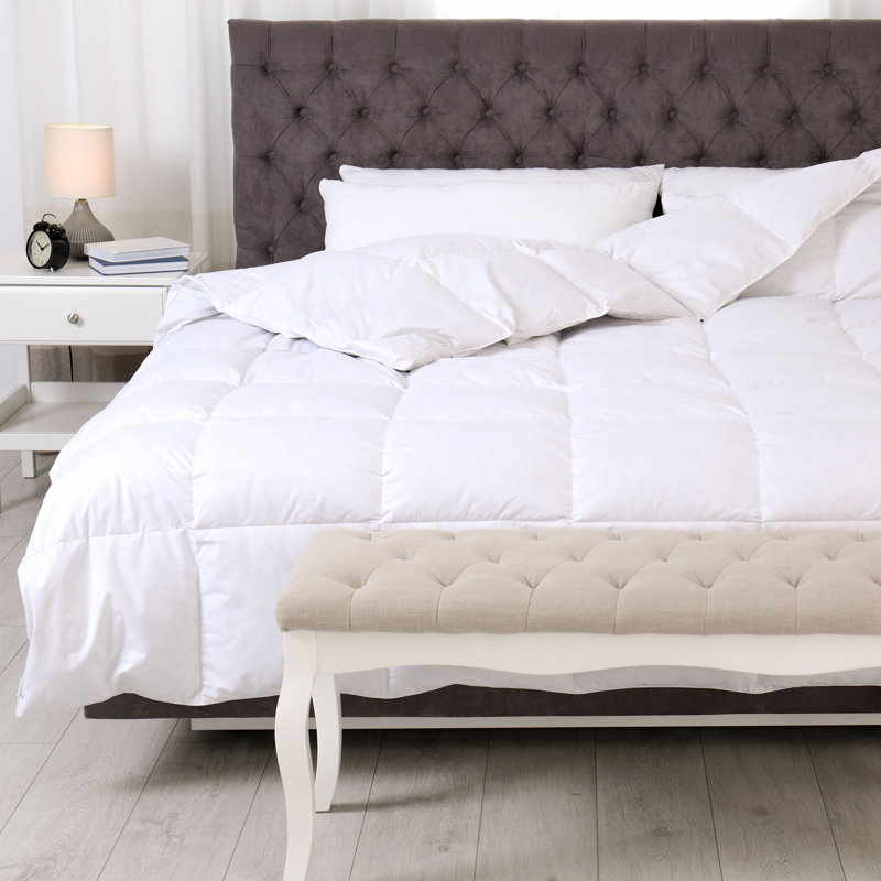 White Goose Down Heavyweight RDS Certified Comforter, Queen Comforter