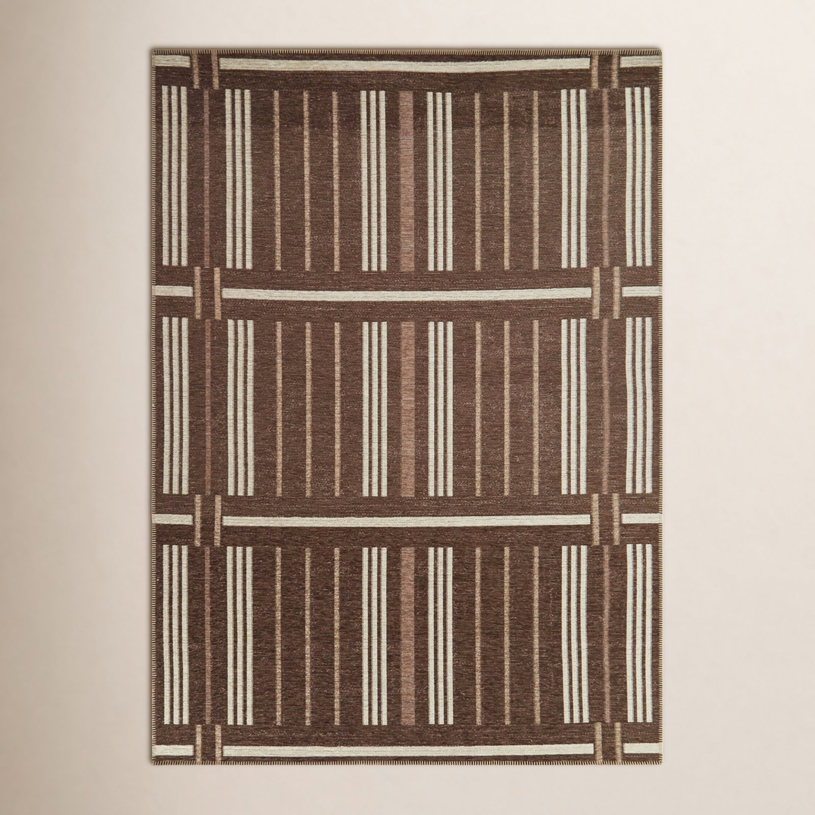 Claudina Striped Rug, Rectangle 5'3" x 7'