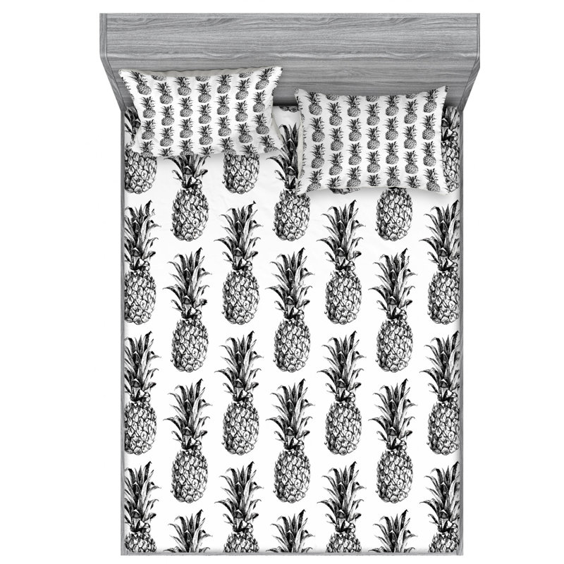 Microfiber Sheet Set, Full Sheet Set with Fitted Sheet