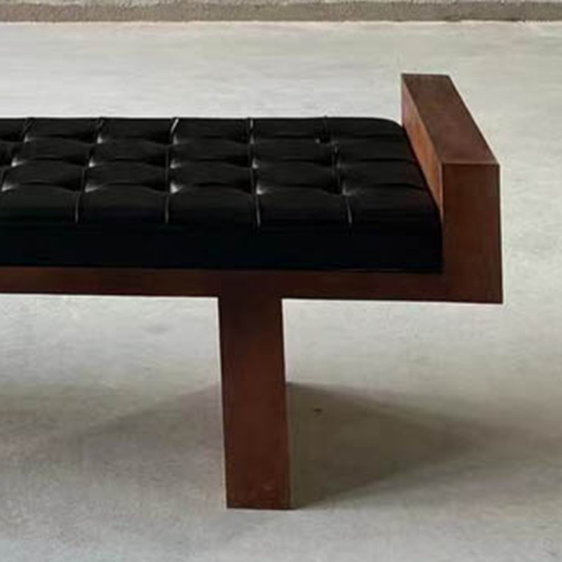 Tabouret de banc, H 19,69 po x l 70,87 po x P 17,72 po