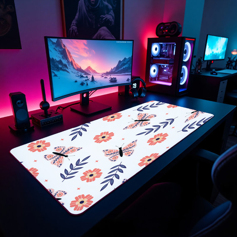 Polyester Desk Pad, 23.6x13.8