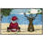 Aurora Hand-Tufted 2' x 3' Red/Blue/Beige Area Rug