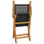 9-3 Wicker/Rattan Garden Chair With Cushion Folding Chair Set-105675977