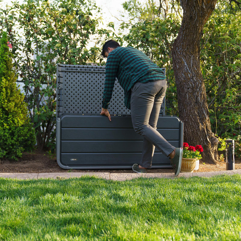 Lifetime Modern Outdoor Storage Deck Box (136 Gallon)