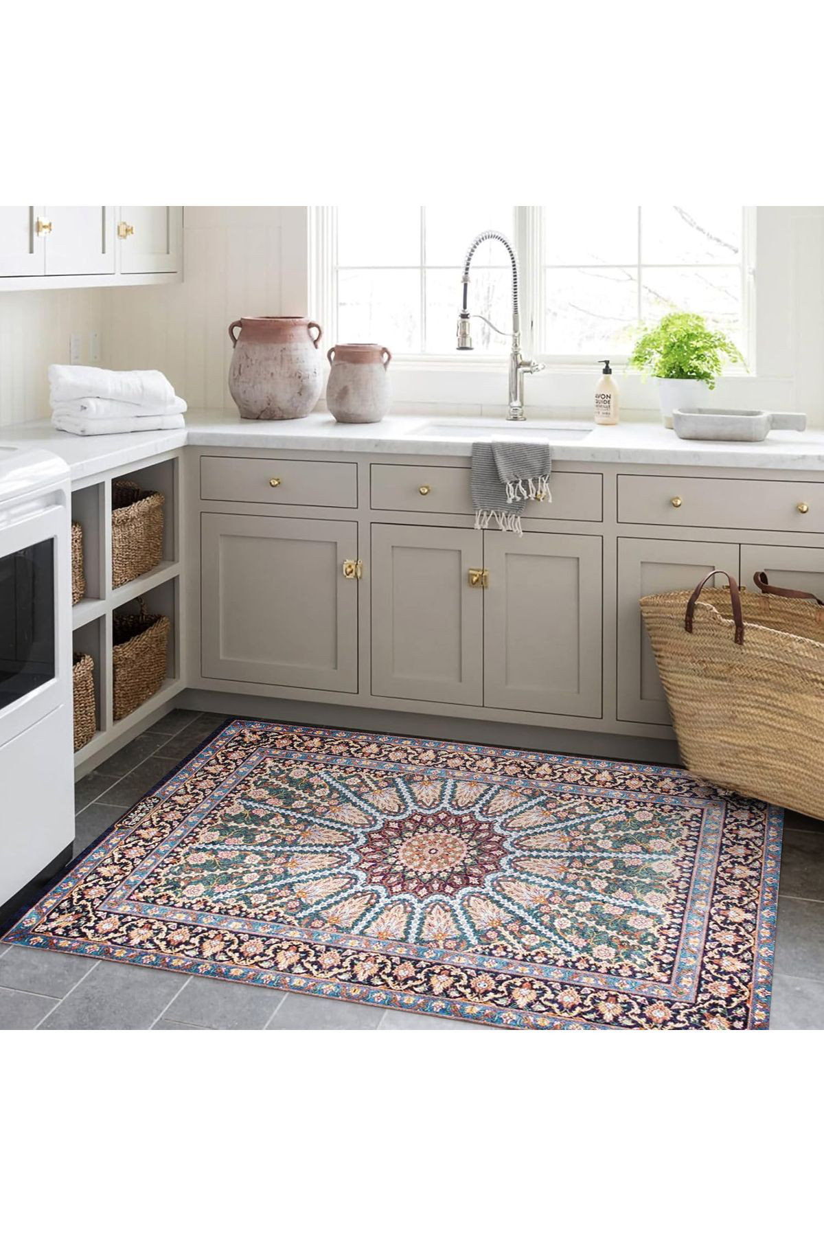 Shokan Area Rug Hokku Designs Pattern Woven Base Modern Decorative Machine Washable ...