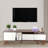Modern Farmhouse Television Stand Media Console Credenza Table For Living Room, Walnut