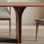Ensemble de salle à manger rectangulaire en bois massif Minimalist-101301319