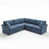 Tissu bleu foncé