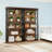 Industrial 5-tier Bookcase With X-side Patterns, 34kg/shelf Capacity