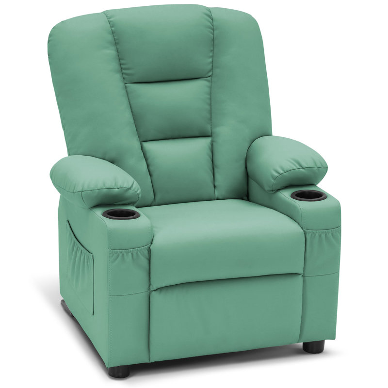 Whitson Children's Recliner Chair, Mint Green