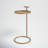 Auzie C-Shaped End Table with Iron Tray Top-34921985-84425288