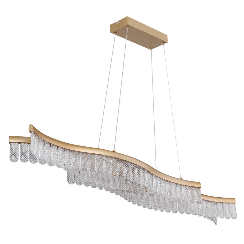 Bev 1 - Light Gold LED Pendant