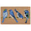 Tapis d'extérieur antidérapant Abagail Blue Birds-40150954-44945309