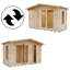 Spalding 19mm Log Cabin  12 ft x 8 ft