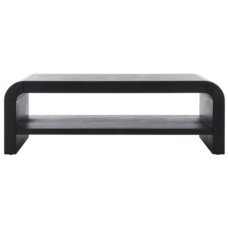 Atalanta 1 Shelf Coffee Table, Black
