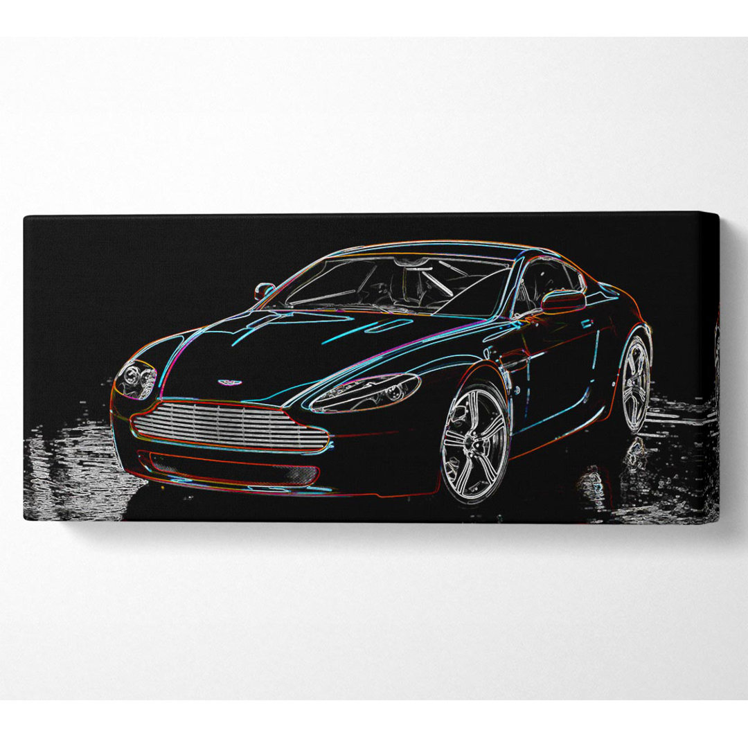 Aston Martin DB9 - Wrapped Canvas Kunstdrucke