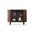 Black&Walnut Solid Wood Sideboard