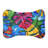 Stained Leaf Design - 1 Piece Bone Shape Feeding Mat-101343496