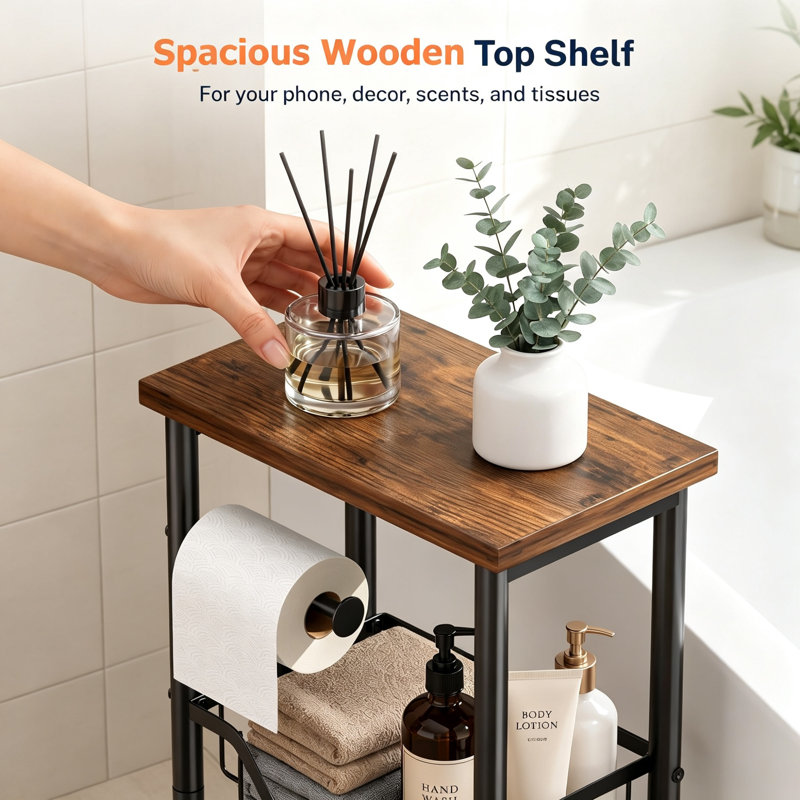 Free Standing Toilet Paper Holder