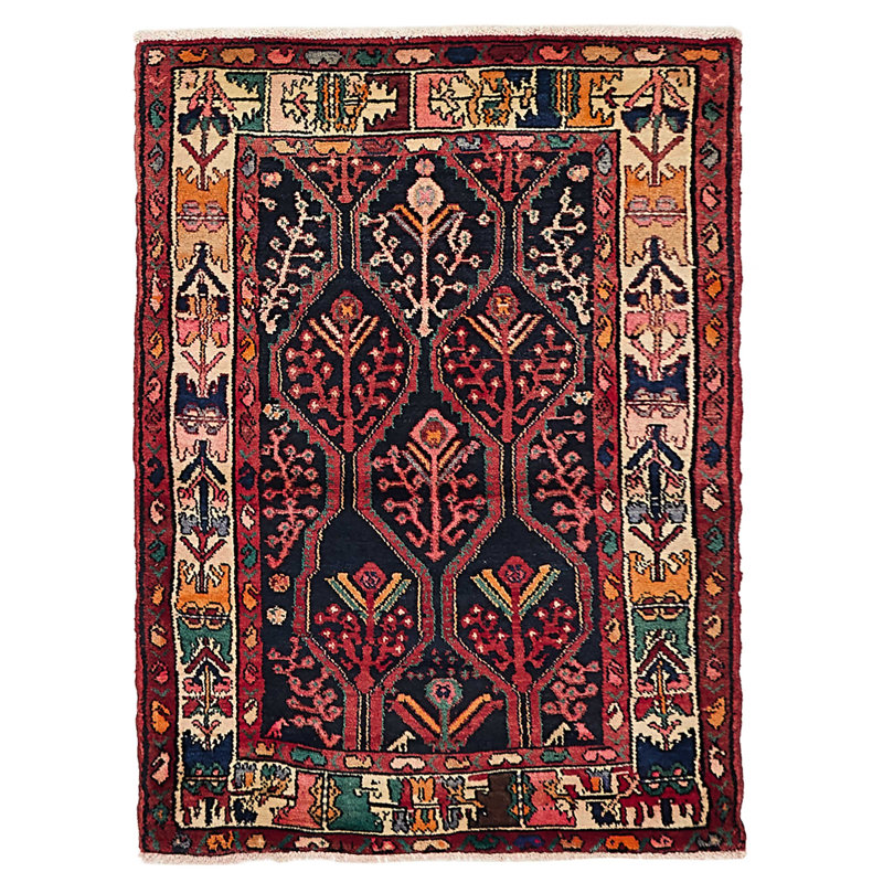 Tapis bleu marine Andelz 3 pi 3 po x 4 pi 6 po