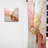 Gold And Pink Paint Fusion - Modern Curtain - Velvet Room Darkening - 1 panel-107827115