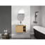 Meuble-lavabo mural 28 po avec lavabo en céramique blanche et porte à fermeture en douceur, emballage KD-132915522-132915527