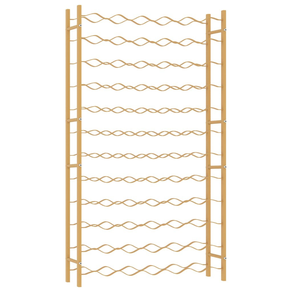 Malahn Wine Rack Bottle Holder Wine Storage Organizer for Pantry Kitchen Metal Rebrilliant