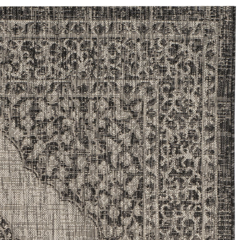 Amedee Performance Oriental Indoor/Outdoor Area Rug, Rectangle 6'7" x 9'6"