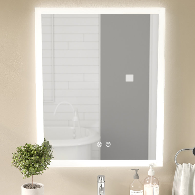 Hartvig Modern & Contemporary LED Lighted Bathroom / Vanity Mirror, 24" x 36"