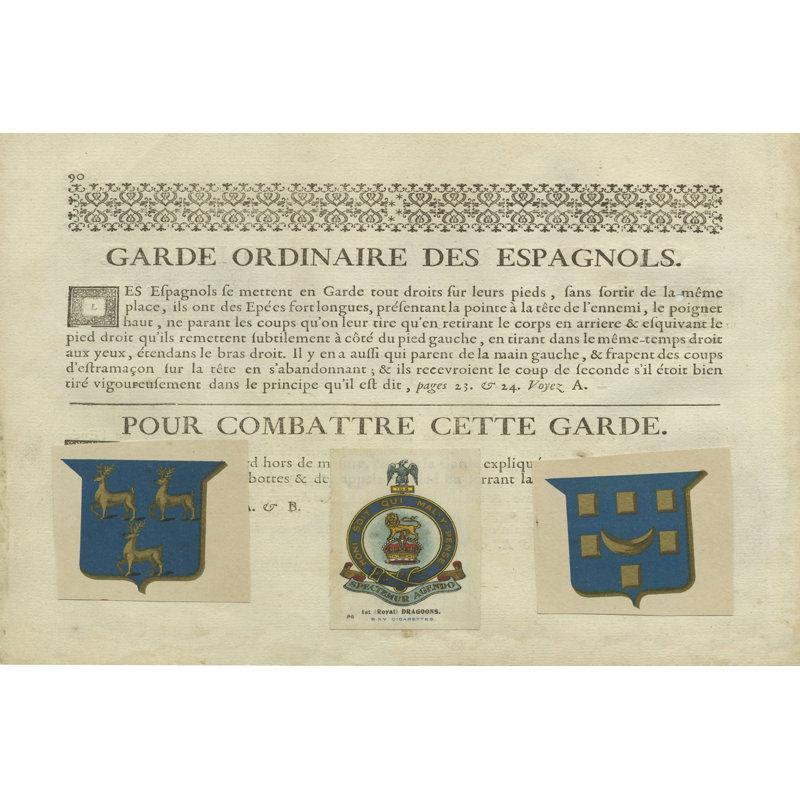 Vintage Armes & Crests II by Vision Studio - Wrapped Canvas Print, 30cm H x 46cm W x 3.8cm D
